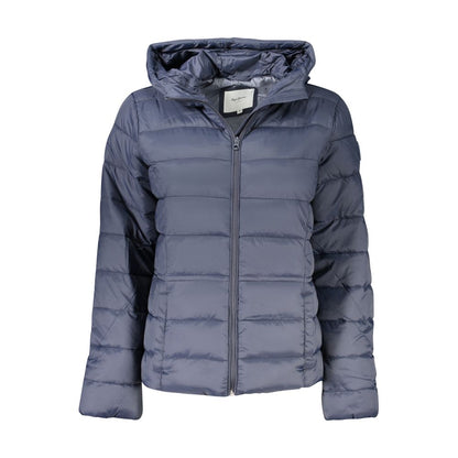 Pepe Jeans Blue Polyamide Women's Jacket