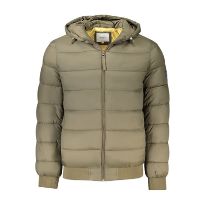 Pepe Jeans Marrone Poliammide Mens Jacket