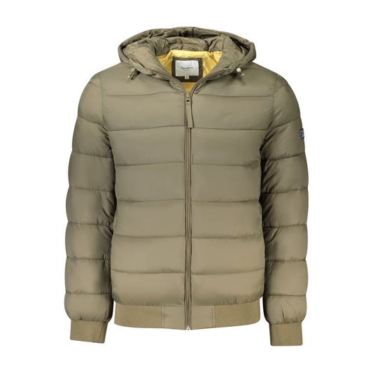 Pepe Jeans Marrone Poliammide Mens Jacket