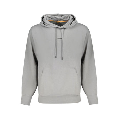 Hugo Boss Grauer Baumwollpullover für Männer