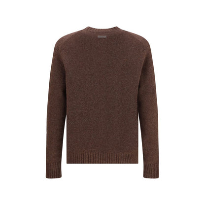 Dolce & Gabbana Brown Fleece Wool Sweatshirt