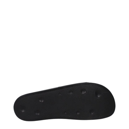 Marcelo Burlon Black Cotton Slippers