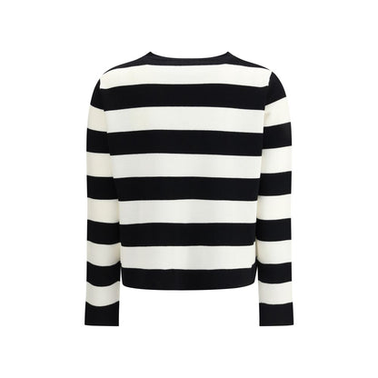 Max Mara Black Fleece Wool Sweatshirt