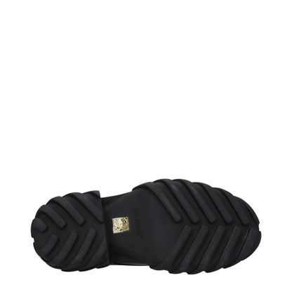 Off-White Schwarze Leder Oxfords und Derbies