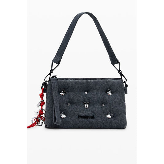 Desigual Graue Polyester Damen Handtasche