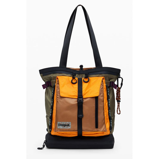 Desigual Grüner Polyester-Rucksack für Frauen