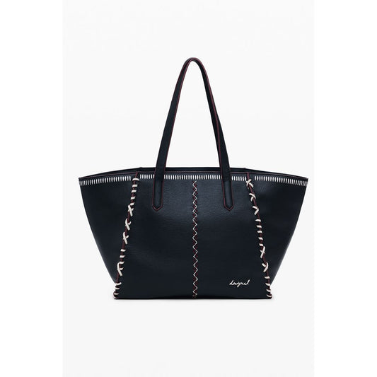 Desigual Schwarz Polyethylen Frauen Handtasche