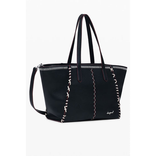 Desigual Schwarz Polyethylen Frauen Handtasche