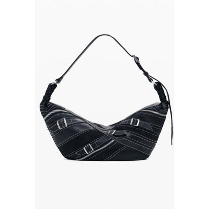 Desigual Schwarz Polyethylen Frauen Handtasche