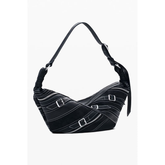 Desigual Schwarz Polyethylen Frauen Handtasche