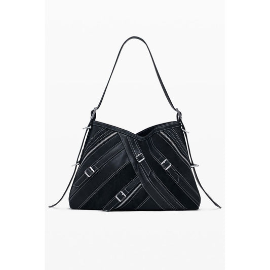 Desigual Schwarz Polyethylen Frauen Handtasche