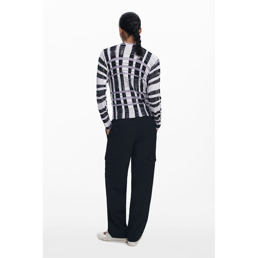Desigual Weißer Viskose Pullover für Frauen