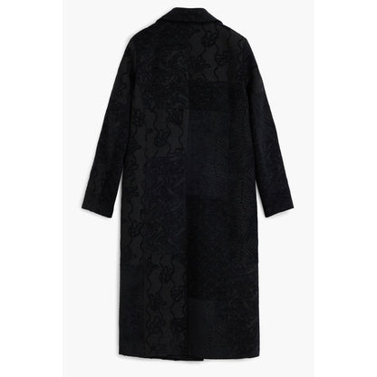Desigual Schwarzer Polyester Damenmantel