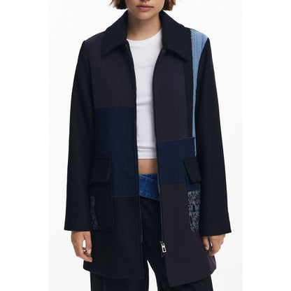 Desigual Schwarze Baumwolljacke für Frauen