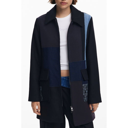 Desigual Schwarze Baumwolljacke für Frauen