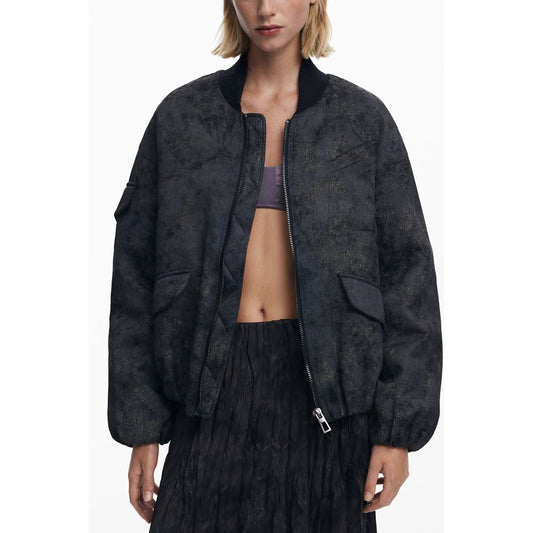 Desigual Schwarze Polyester Damen Jacke