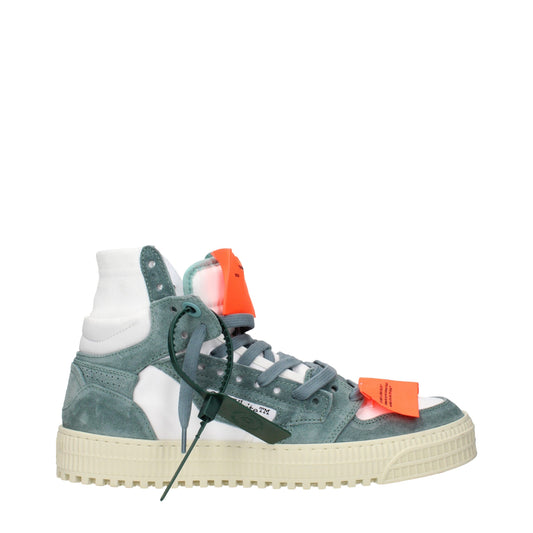 Off-White Weiße Stoff-High-Tops