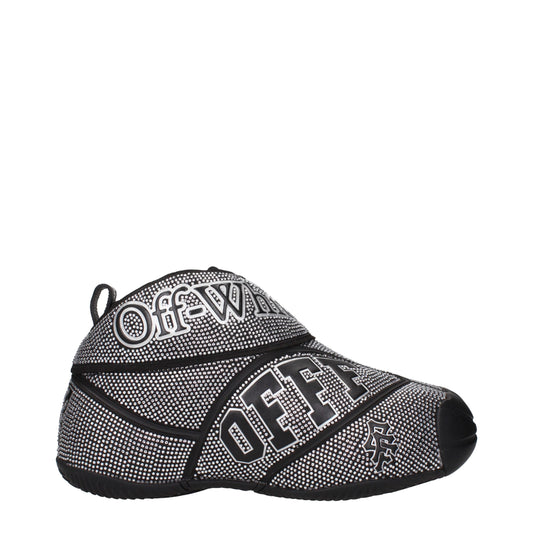 Off-White Schwarz Baumwolle Turnschuhe