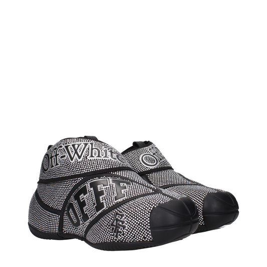 Off-White Schwarz Baumwolle Turnschuhe
