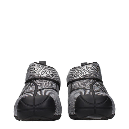 Off-White Schwarz Baumwolle Turnschuhe