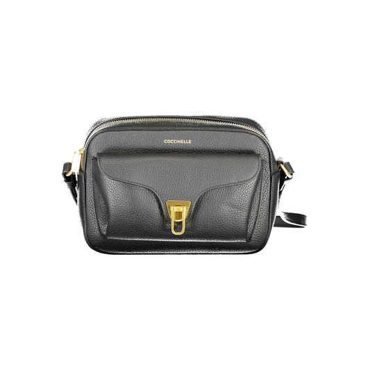 Coccinelle Black Leather Women Shoulder Bag