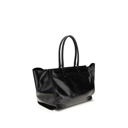 Benedetta Bruzziches Black Calf Leather Bos Taurus Shoulder Bag