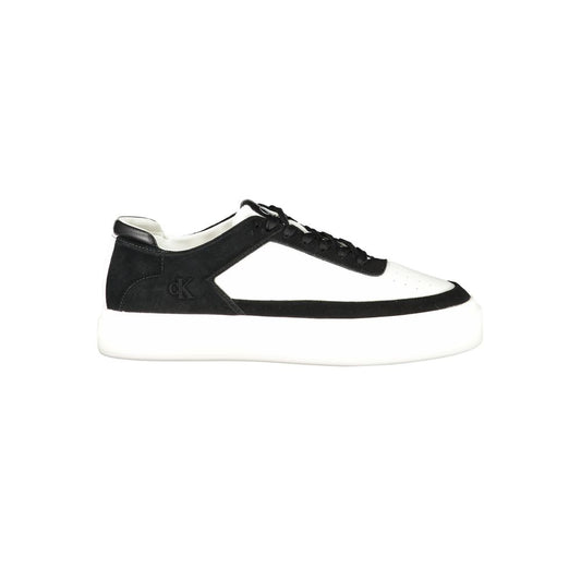 Calvin Klein Weißes Leder Herren Sneaker