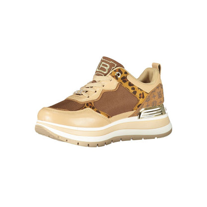 Laura Biagiotti Brown Polyester Women Sneaker