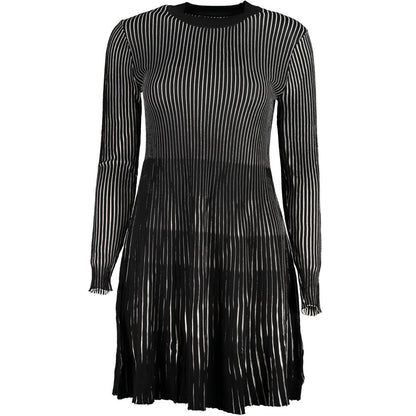 Desigual Schwarzes Viskosekleid