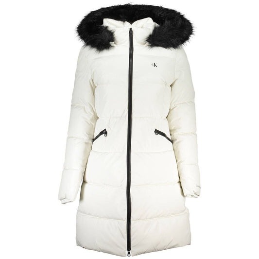 Calvin Klein Weiße Polyester Jacken & Mantel