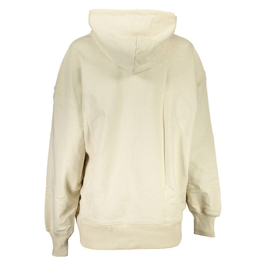 Calvin Klein Beigefarbenes Baumwoll-Sweatshirt