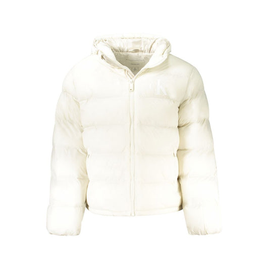 Calvin Klein Weiße Polyamid-Jacke für Männer