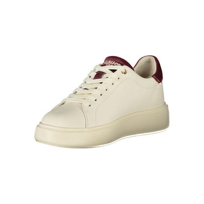 Blauer White Leather Women Sneaker