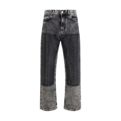 PINKO Gray Cotton Jeans Denim