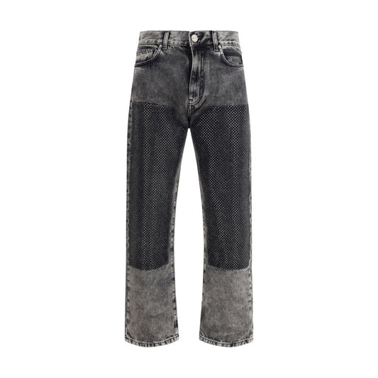 PINKO Gray Cotton Jeans Denim