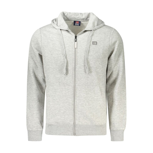 Norway 1963 Grauer Baumwollpullover für Männer