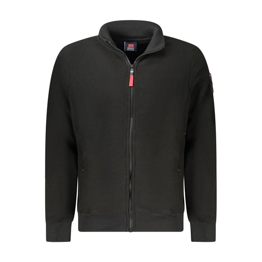 Norway 1963 Schwarzer Polyester Pullover für Männer