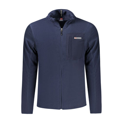 Norway 1963 Blauer Polyester-Pullover für Männer