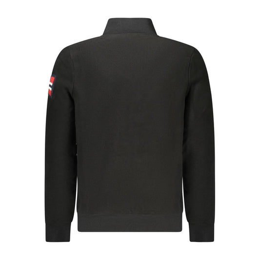 Norway 1963 Schwarzer Polyester Pullover für Männer