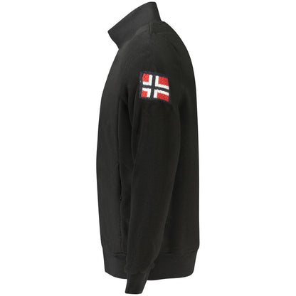 Norway 1963 Schwarzer Polyester Pullover für Männer