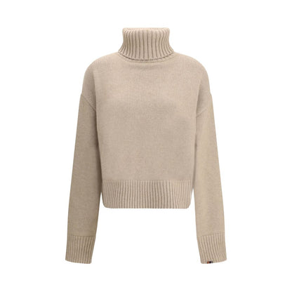 Extreme Cashmere Beige Cashmere Turtleneck