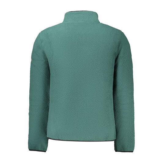 Norway 1963 Grüner Polyester-Pullover für Männer