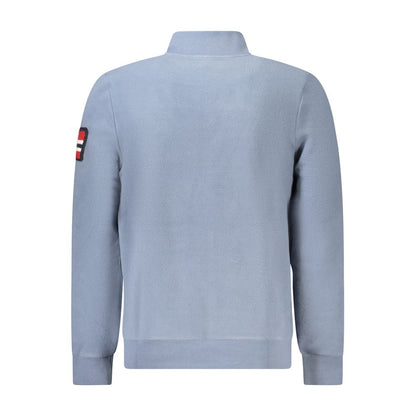 Norway 1963 Blauer Polyester-Pullover für Männer