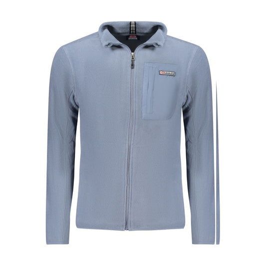 Norway 1963 Blauer Polyester-Pullover für Männer