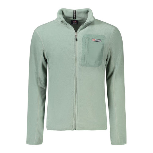 Norway 1963 Grüner Polyester-Pullover für Männer