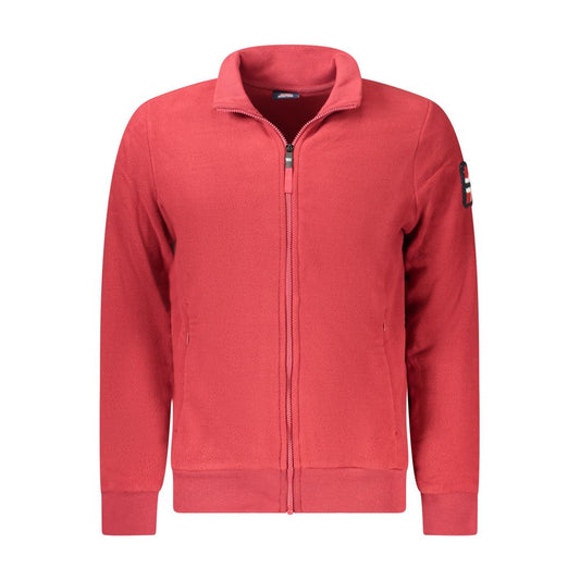 Norway 1963 Roter Polyester-Pullover für Männer