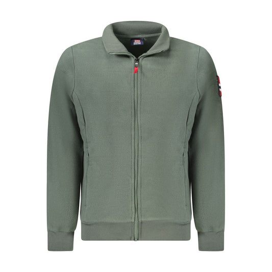 Norway 1963 Grüner Polyester-Pullover für Männer