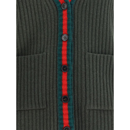 Gucci Bicolor Wool Sleeveles Sweater