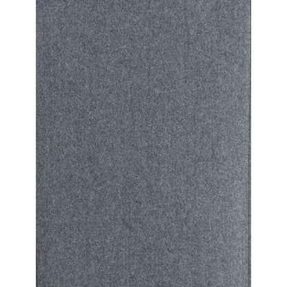 Thom Browne Gray Fleece Wool Long Skirt