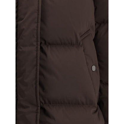 Woolrich Brown Goose Down Parka
